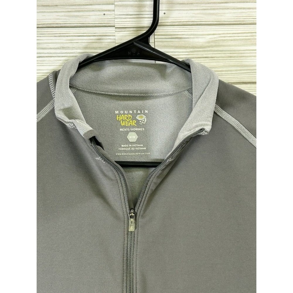 Mountain Hardwear Butter Zippity Quarter Zip Base Layer Women's Med‎ Gray Tech